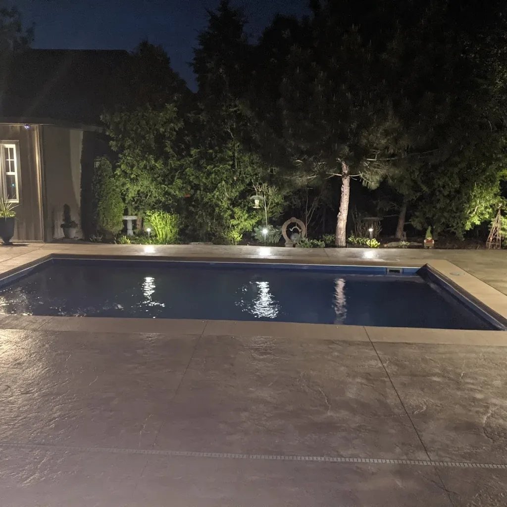 Estate Pool Waterfall